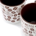 thumbnail image 3 of Mr. Coffee Vintage Brew 4 Piece 18 Ounce Stoneware Mug Set in Brown, 3 of 5