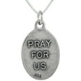 thumbnail image 2 of Sterling Silver St Nicholas Medal Necklace Oval 22 inch, 2 of 2