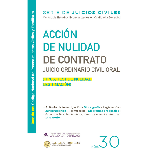 ACCIÓN DE NULIDAD DE CONTRATO NÚM. 30