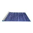 thumbnail image 2 of Ahgly Company Machine Washable Indoor Rectangle Oriental Blue Industrial Area Rugs, 3' x 5', 2 of 4