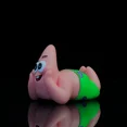 thumbnail image 3 of 2024 new Cute Patrick Star Phone Stand PVC Action Doll Model Toy 8cm Sponge Baby Pi Da Xing, 3 of 5