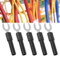 thumbnail image 3 of Conector de cable de pala tipo Y eléctrico, 10 piezas Cable de pala de horquilla Terminales de engarzado eléctricos tipo U Conector de cable de pala de horquilla eléctrica Instalación sin esfuerzo NikouMX herramienta, 3 of 8