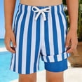 thumbnail image 2 of shoper Ice Cream Swimming Trunks for Boys 6-7 with Boxer Brief Liner Quick Dry Drawstring Summer Beach Shorts Boy Casual Soft Dinosaur Boys Bathing Suit, 2 of 5
