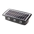 thumbnail image 2 of Luces solares para puerta de patio, luces de pared, luces de pared impermeables para exteriores, focos para villas, luces de pared de alto brillo con cabezal doble hacia arriba y hacia abajo, 2 of 5