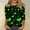 d_Green, variant on HaoXianJian Plus Size St Patricks Day Shirts for Women V-Neck 2025 Casual 3/4 Sleeve Irish Shamrock GraphicT shirt Green Saint Patty's Tunic Tops 4X 5X Valentine's Day