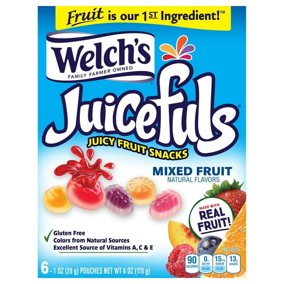Welch's Juicefuls Mixed Fruit Snacks - 6 ct (Packaging May Vary)