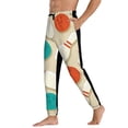 thumbnail image 3 of Kdxio Vintage Bowling Pattern Joggers,Sweatpants for Men with Pockets-Large, 3 of 5