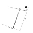 thumbnail image 2 of OULI Bras de Bôme Réglable Support Cymbale en Alliage de Zinc Lot de 1 Robuste et Stable pour Pratique Musicale, 2 of 8
