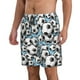 thumbnail image 2 of Balery Football Soccer Ball Traje de Baño Estilo Hawaiano para Hombre, Shorts de Secado Rápido con Bolsillos-Large, 2 of 6
