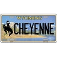 thumbnail image 1 of Cheyenne Wyoming Metal Novelty License Plate LP-10516, 1 of 4