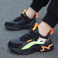 thumbnail image 2 of Zuwimk Boys Girls Sneakers Slip on Lightweight Kids Running Walking Shoes Breathable for Toddler/Little Kid/Big Kid(Black,10.5-11 Years), 2 of 8