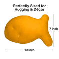thumbnail image 4 of Snack Plushies Cheddar Fish Cracker Plush - Ultra Soft and Huggable - 10 Inch, 4 of 9