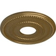 thumbnail image 3 of Ekena Millwork 12 1/8"OD x 3 5/8"ID x 3/4"P Valeriano Ceiling Medallion (Fits Canopies up to 6 1/4"), Hand-Painted Pale Gold, 3 of 6