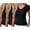 Black, variant on Women’s Very Important Tee V-Neck - Stylish Casual Short Sleeve T-Shirt, Slim Fit, Soft & Lightweight Fabric Blue 3XL