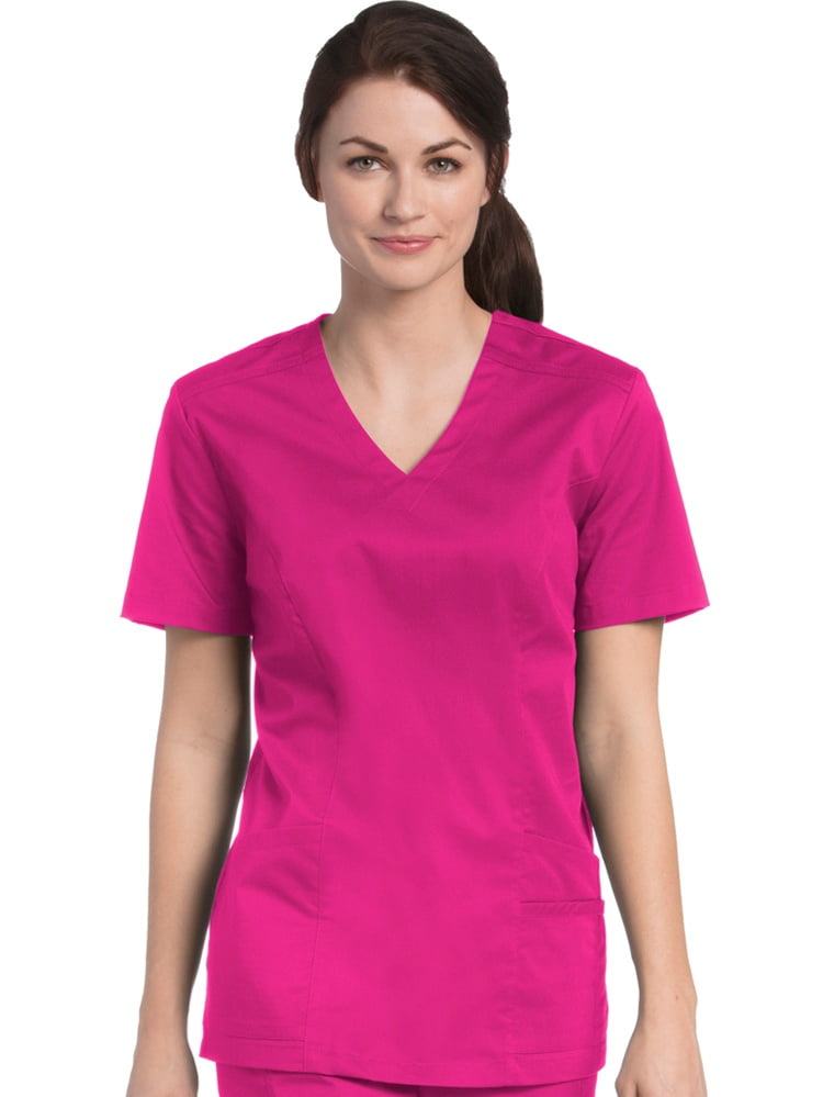 Urbane UFlex Women's VNeck Solid Scrub Top