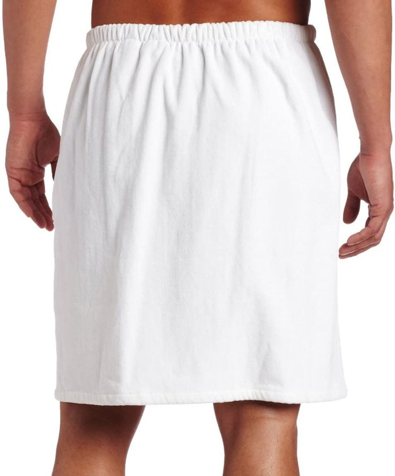 The Company Store Company Cotton Men's Large/Extra Large White Bath Wrap  RL10-LXL-WHITE - The Home Depot