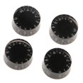 thumbnail image 1 of Perillas de Control de Tonos de de Negro de 2 X 4pcs para LP Guitarra Eléctrica Hugo Konbs de volumen de guitarra, 1 of 6