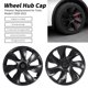 thumbnail image 2 of Tapacubos para cubierta de rueda tapacubos simétricos de 4 piezas de 19 pulgadas para el modelo Y 2020 a 2023, 2 of 7