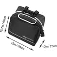 thumbnail image 2 of GOGHOST Ski Boot Bag Travel Boot Bag for Ski Helmets Black with White Trim, 2 of 6