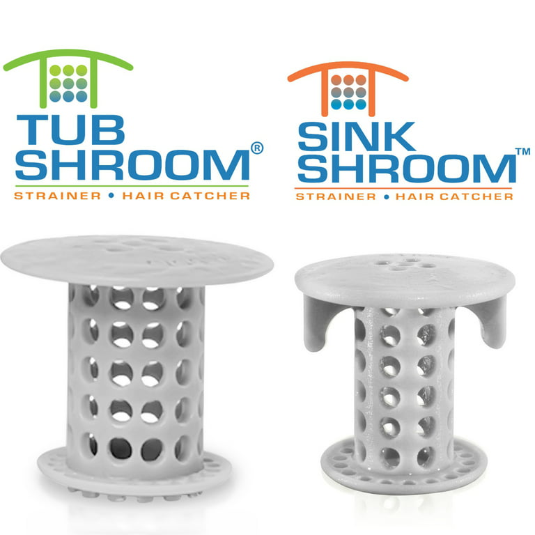 TubShroom 1 in. - 1.25 in. Bathroom Sink Drain Protector Hair Catcher in  Gray SSGRA988 - The Home Depot