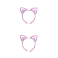 thumbnail image 1 of Diadema con orejas de gato Sonducket dibujos animados Rosa+Blanco 2piezas, 1 of 6