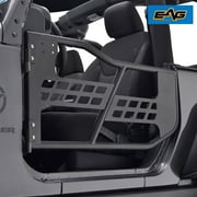 EAG Safari Tubular Doors Without Mirror Fit for 07-18 Jeep Wrangler JK 2 Door