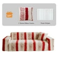 thumbnail image 3 of Eurhowing Stretch Sofa Cover, Soft Velvet Non-Slip Couch Slipcover, Fuzzy Fleece Shaggy Plush Furniture Protector for Kids & Pet, Red, 3 of 9