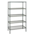 thumbnail image 1 of 5-Shelf Proform Wire Shelving Starter Kit, 30 x 36 x 54 in., 1 of 1