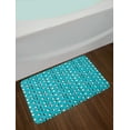 thumbnail image 2 of Turquoise Blue Bath Mat, Icebergs and Penguins, Plush Bathroom Decor Mat with Non Slip Backing, 29.5" X 17.5", Dark Turquoise Dark Grey, by Ambesonne, 2 of 2