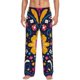 thumbnail image 1 of Fotbe Cinco De Mayo Floral Pantalones de Pijama para Hombre, Pantalones de Dormir, Pantalones de Casa con Cintura Ajustable y Bolsillos-3X-Large, 1 of 6