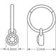 thumbnail image 5 of Pendientes de Aro Grandes Yashi Con Diseño Creativo Egipcio Vintage para Mujer, 5 of 5