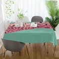 thumbnail image 3 of Yayeee Tablecloths 60" x 120" Rectangle Wrinkle Resistant Party Table Cover, Big Pink Cheetah, 3 of 8