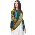 thumbnail image 5 of Turtle Translucent Light and Breathable Chiffon Silk Scarf 70.86x28.7in - Stunning Sheer Wrap for Women - Elegant Fashion Accessory for All Occasions, 5 of 6