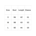 thumbnail image 6 of Liacowi Women Juniors Long Sleeve Knitted Pullover Lightweight Sweater Loose Patchwork Ribbed Knitwear Jumper Tops, 6 of 6