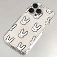 thumbnail image 1 of Bad Bunny X100pre Phone Case For iPhone 16 15 14 13 12 11 Mini Pro Max X XR XSMax 7 8 Plus SE20 Transparent Cover T-196G240807TB4 iPhone 16 Plus, 1 of 6
