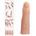 thumbnail image 4 of SHISUYAN Silicone Practice Fake Nail Tip Nail Training Finger Nail Display Manicure Tool, 4 of 8