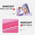 thumbnail image 4 of Poncho impermeable de EVA no desechable para viajes al aire libre, de moda, grueso, para hombres y mujeres, portátil, para adultos y niños, 4 of 4
