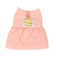 thumbnail image 1 of Small Dog Lolita Coat - Fleece, D-Ring Design - for Winter/Autumn, Warm & Cute, Leash Compatible, 1 of 8
