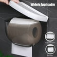 thumbnail image 2 of Yeacher Paper Towel Dispenser Wall-Mounted Bathroom Roll Paper Coreless Toilet Tissue Dispenser Container Home Waterproof, 2 of 8