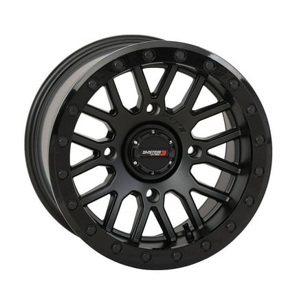 System 3 SB-9 Beadlock 15x9 ATV/UTV Wheel - Matte Black (4/156) 5 4 [15S3-9556]
