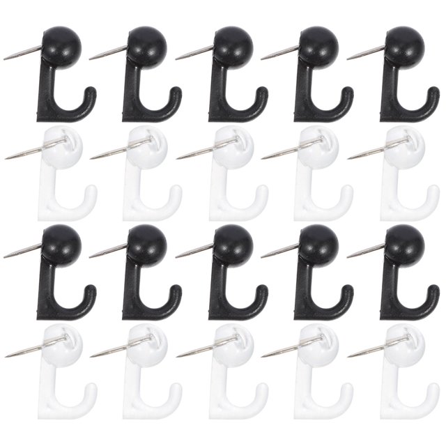 EeaseCA 100Pcs Multi-function Thumbtacks DIY Hanging Push Pins Pushpins Hooks Picture Fixing Tools