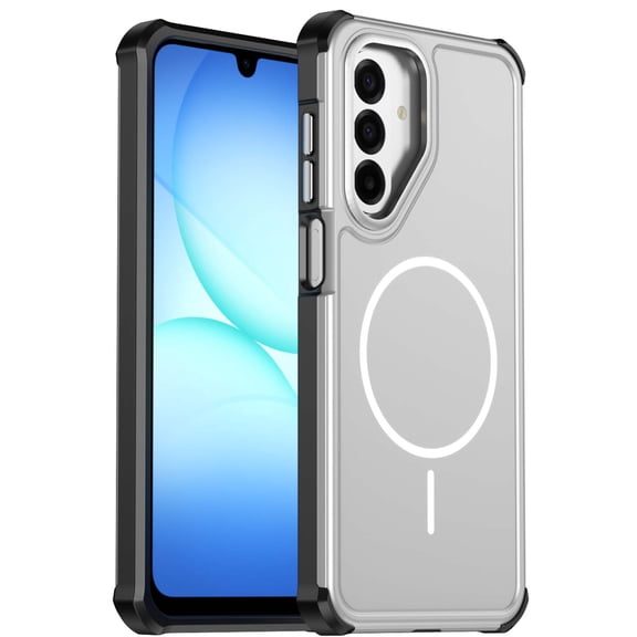 Dteck Magnetic Shockproof Rugged Back Cover Cell Phone Case for Samsung Galaxy S23 Plus,Silver