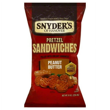 Snyder's of Hanover Peanut Butter Pretzel Sandwiches, 8 Oz.