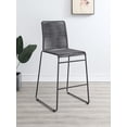 thumbnail image 2 of Jerome Woven Rope Metal Bar Chair Charcoal (Set of 2), 2 of 12