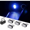 thumbnail image 1 of 5 luces LED de ambiente azules para coche, luces enchufables de 5 V, minikit de iluminación ambiental interior para coches, portátiles y tomas USB, 1 of 5