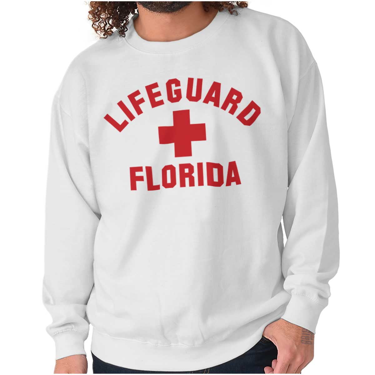 Beach Crewneck Sweat Shirts Sweatshirts 