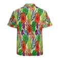 thumbnail image 3 of High Quality Hawaiian Shirts for Men Short Sleeve Aloha Beach Shirt Floral Summer Casual Button Down Shirts Blouses SSP45Y, 3 of 7
