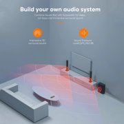 GCZ Soundbar with Subwoofer, 2.1 CH Separable Sound Bars for TV, Bluetooth/HDMI-ARC/Aux/Opt 3D Surround Sound