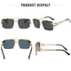 thumbnail image 5 of Gafas de sol JUDOO rectangulares sin montura para hombres y mujeres, 5 of 9