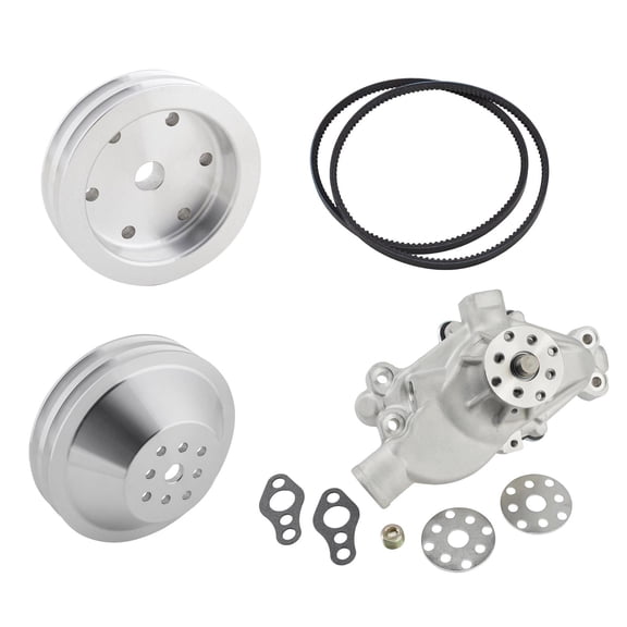 AFCO Small Block Fits Chevy Short Water Pump & Reduced Pulley Combo
